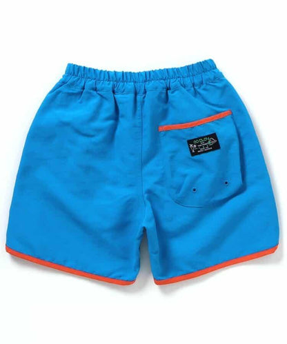 彩色拼接海灘短褲