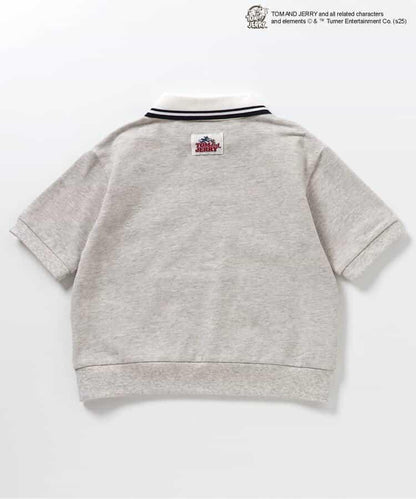 《貓和老鼠》領口圖案T恤