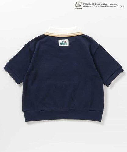 《貓和老鼠》領口圖案T恤