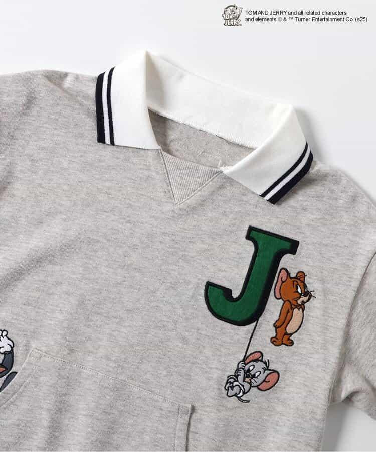 《貓和老鼠》領口圖案T恤