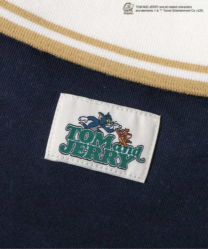 《貓和老鼠》領口圖案T恤