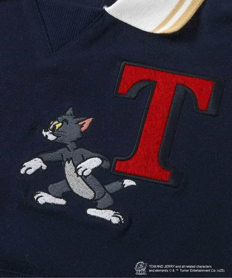 《貓和老鼠》領口圖案T恤