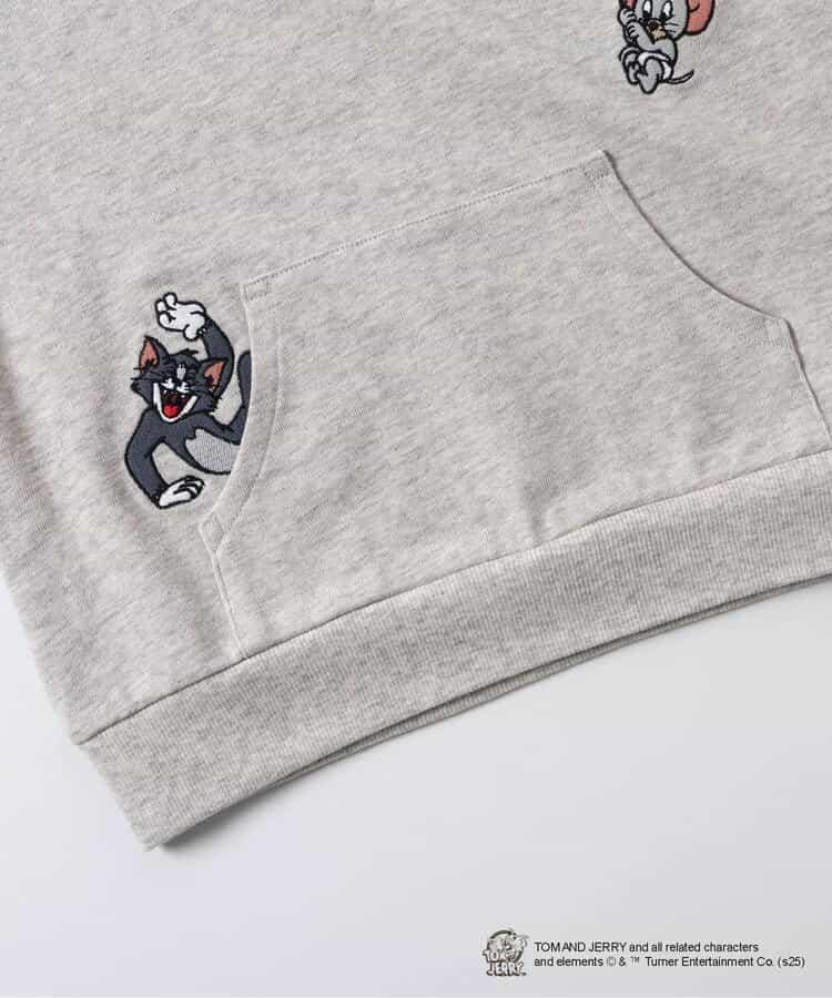 《貓和老鼠》領口圖案T恤