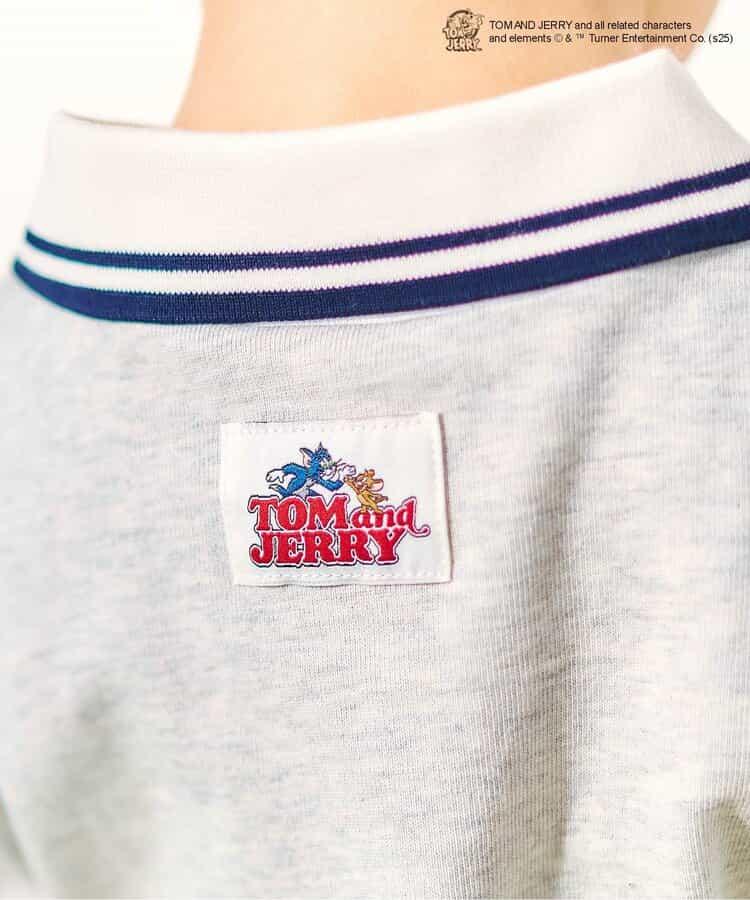 《貓和老鼠》領口圖案T恤