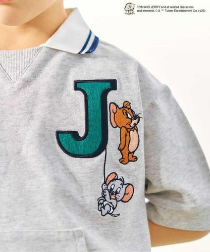 《貓和老鼠》領口圖案T恤