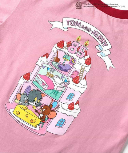 《貓和老鼠》圓領T恤