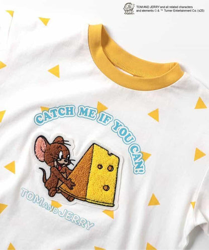 《貓和老鼠》總紋圖案T恤