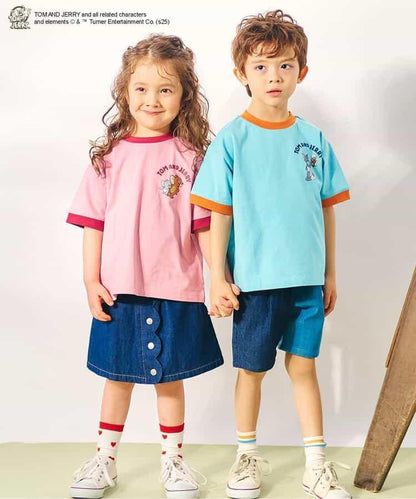 《貓和老鼠》圓領T恤