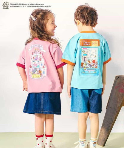 《貓和老鼠》圓領T恤