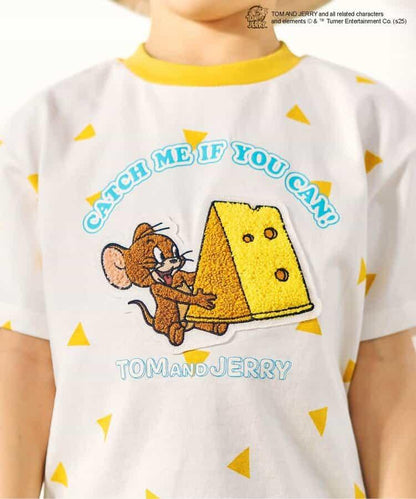 《貓和老鼠》總紋圖案T恤