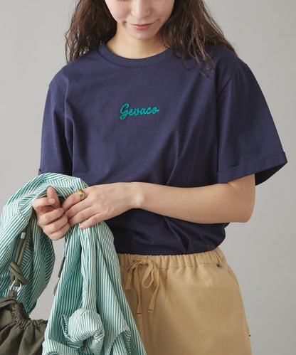 【GEVACO】一點小標誌鏈條刺繡T恤