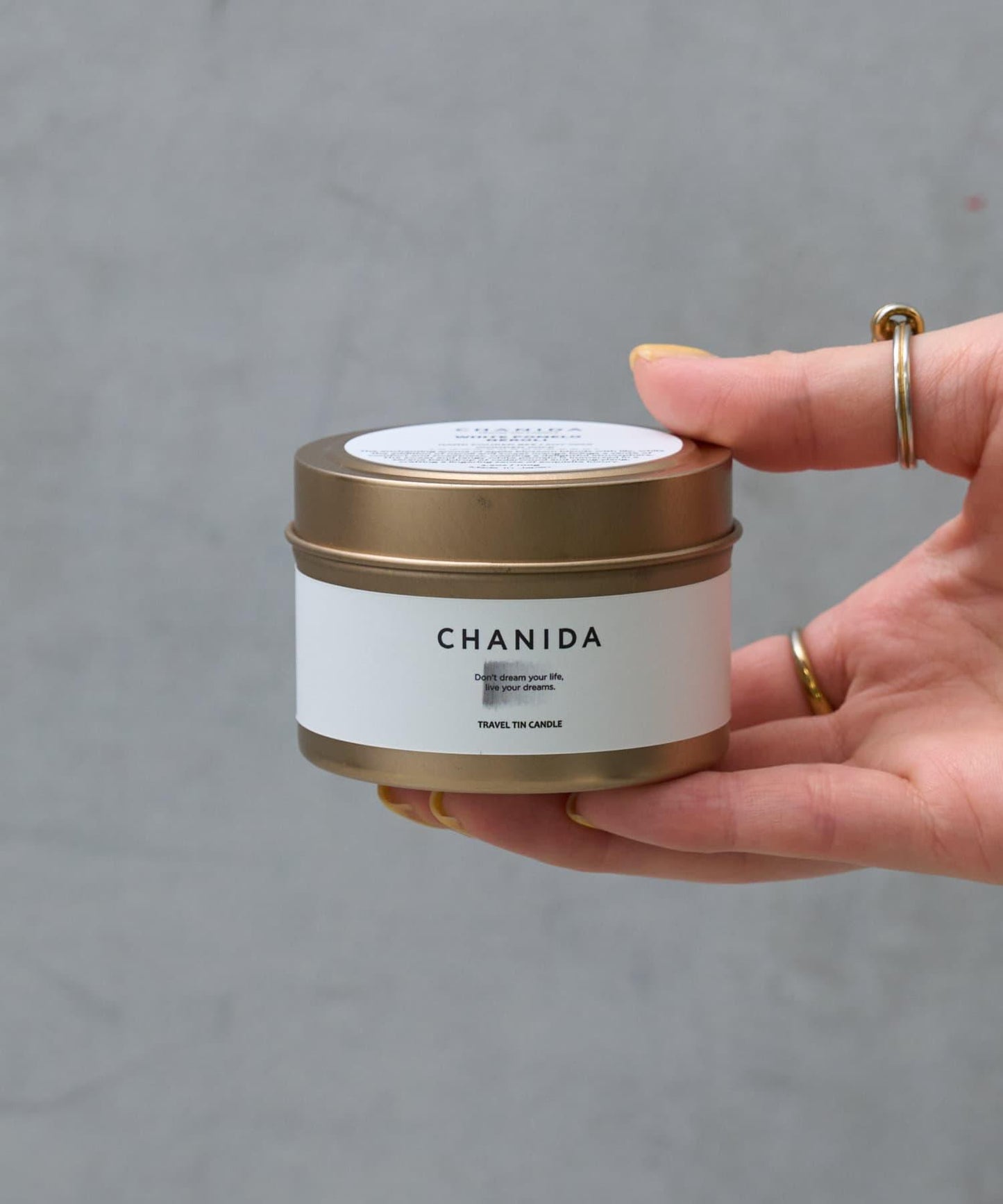 【CHANIDA 】旅行用石蠟蠟燭