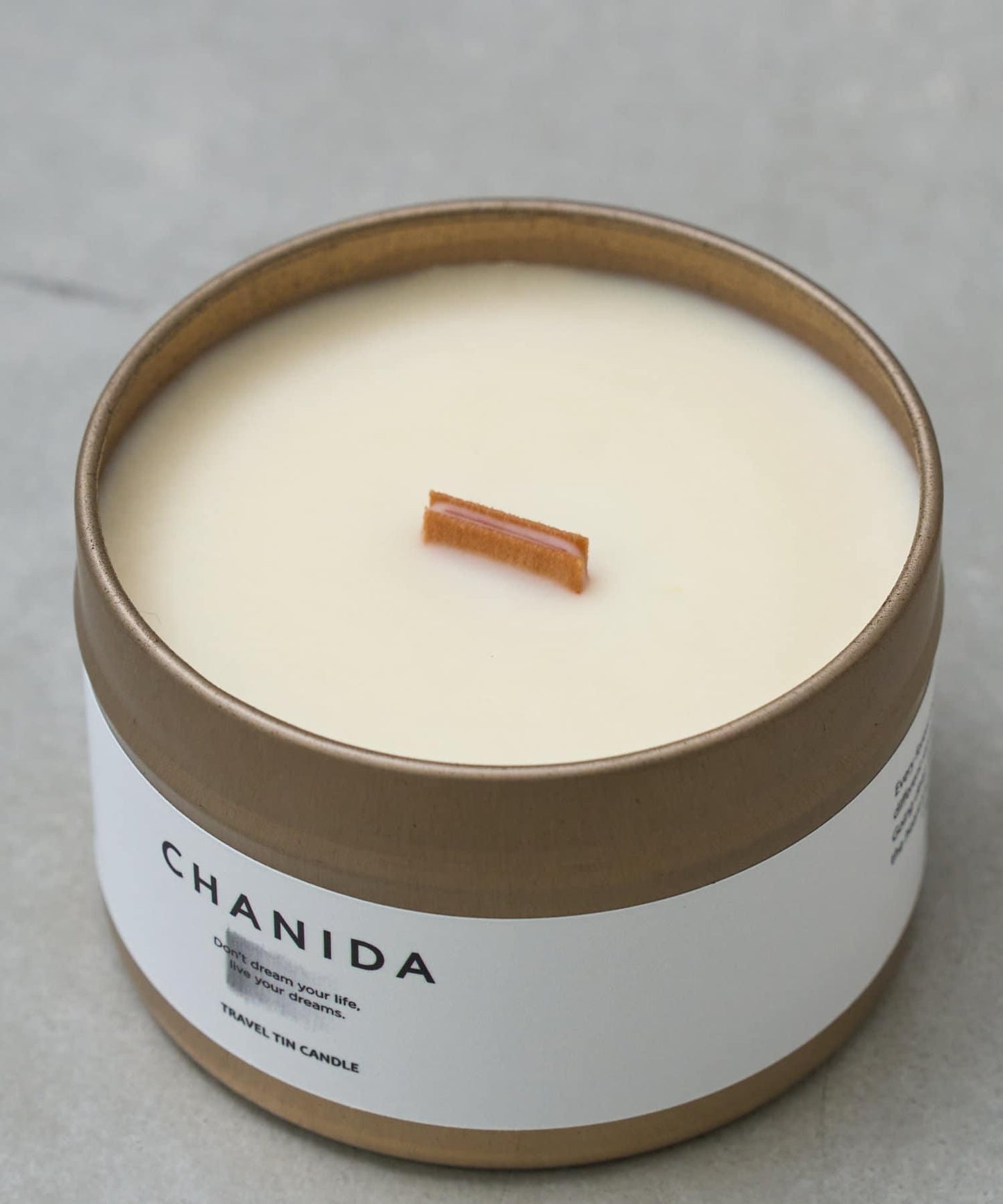 【CHANIDA 】旅行用石蠟蠟燭