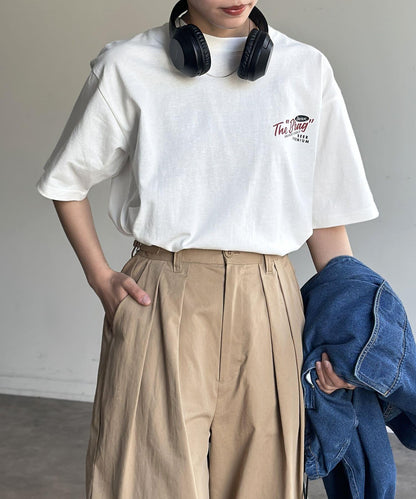 組合包刺繡T恤