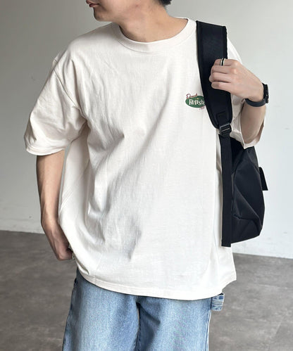 組合包刺繡T恤