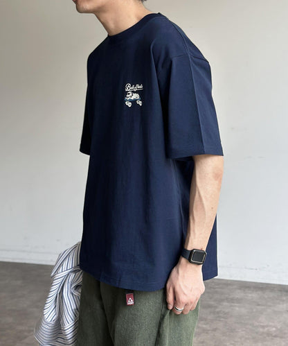 組合包刺繡T恤