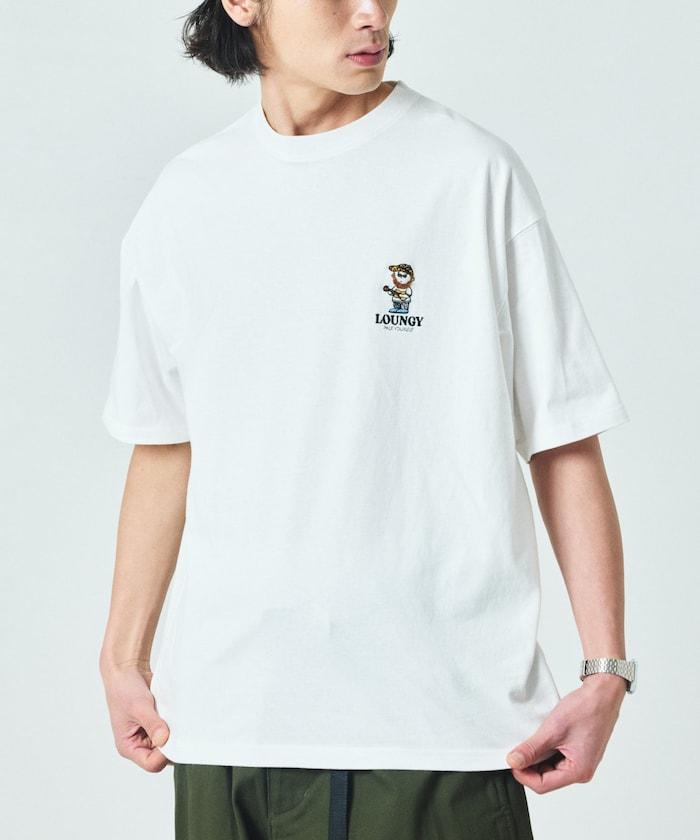 大尺寸 刺繡點綴 圓領 T恤 / 休閒款