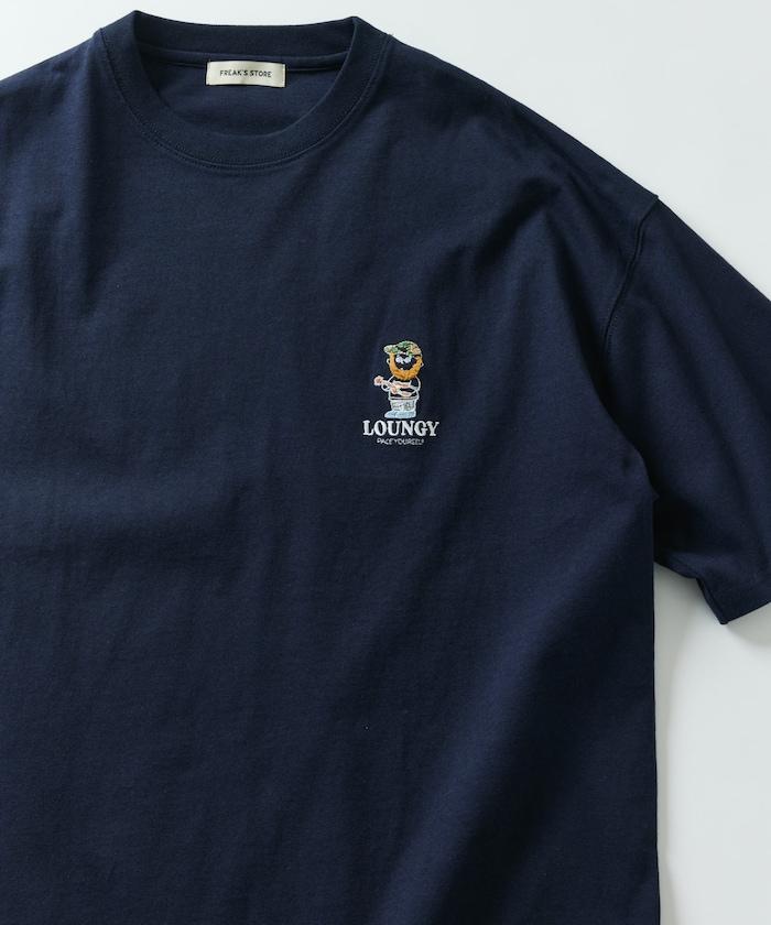 大尺寸 刺繡點綴 圓領 T恤 / 休閒款