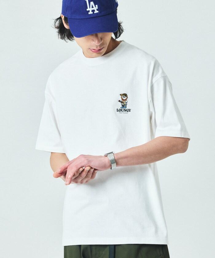 大尺寸 刺繡點綴 圓領 T恤 / 休閒款