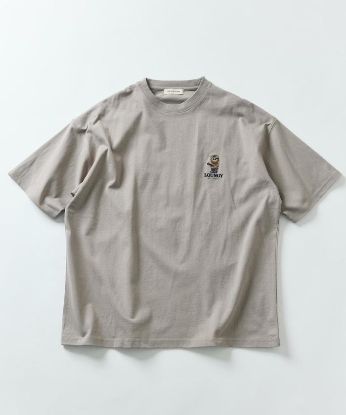 大尺寸 刺繡點綴 圓領 T恤 / 休閒款