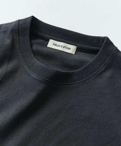 大尺寸 刺繡點綴 圓領 T恤 / 休閒款