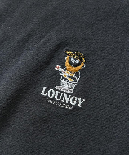 大尺寸 刺繡點綴 圓領 T恤 / 休閒款