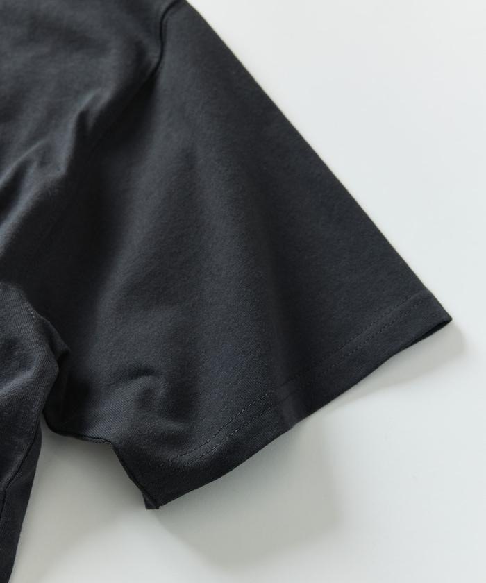 大尺寸 刺繡點綴 圓領 T恤 / 休閒款