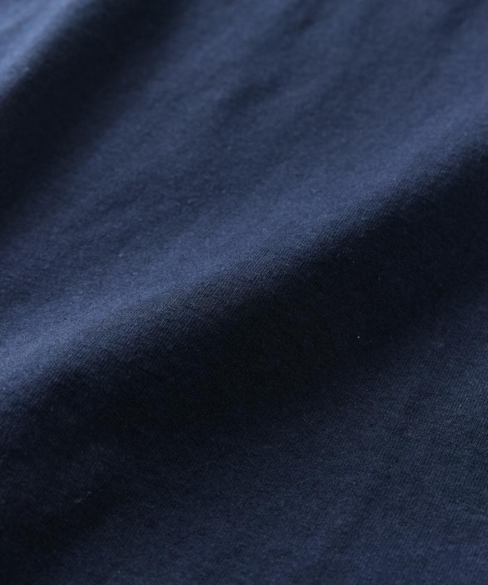 大尺寸 刺繡點綴 圓領 T恤 / 休閒款