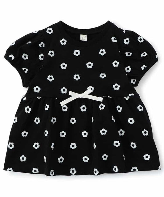 荷葉邊泡泡袖T恤｜7天風格