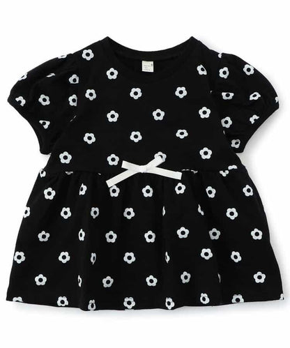 荷葉邊泡泡袖T恤｜7天風格