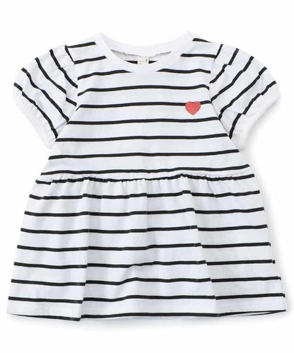 荷葉邊泡泡袖T恤｜7天風格