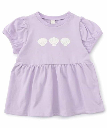 荷葉邊泡泡袖T恤｜7天風格