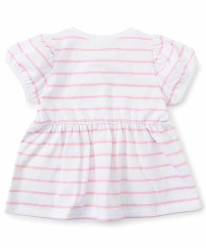 荷葉邊泡泡袖T恤｜7天風格