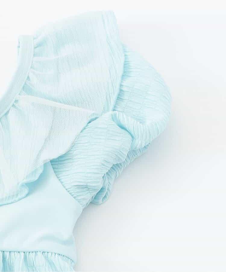 度假套裝荷葉邊分體泳衣_UV防曬