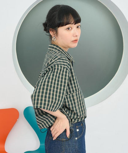 聯名 釣魚口袋 短袖襯衫