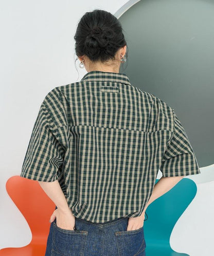 聯名 釣魚口袋 短袖襯衫