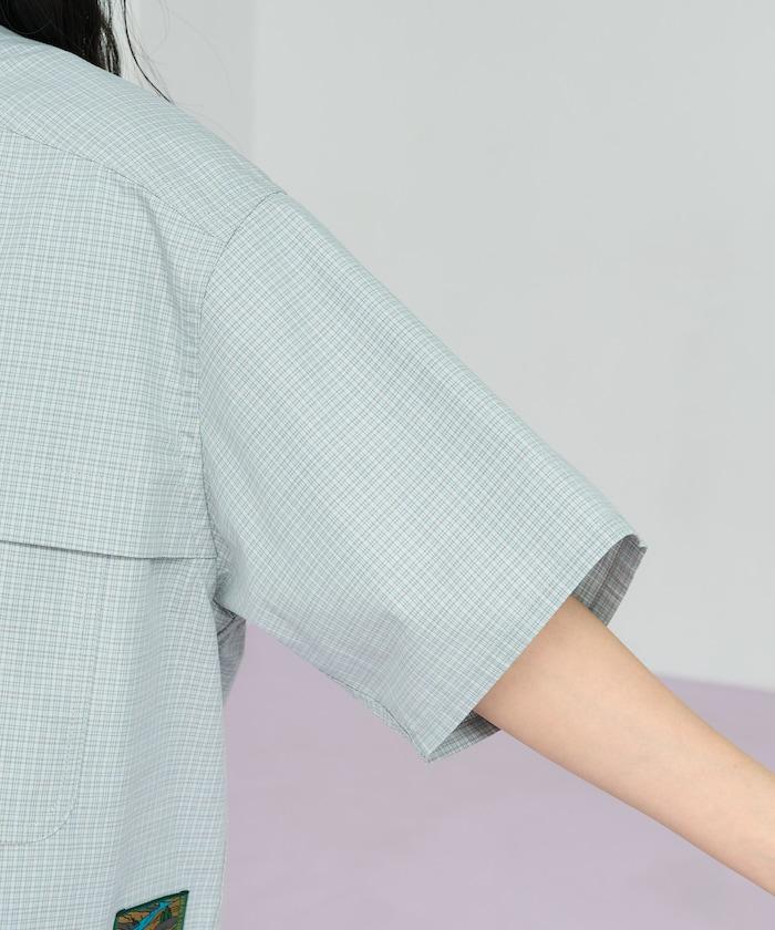 聯名 釣魚口袋 短袖襯衫