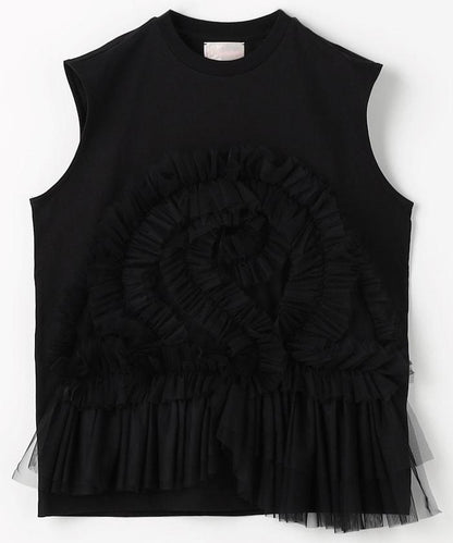 蕾絲無袖T恤 / VW-SS25-CS02