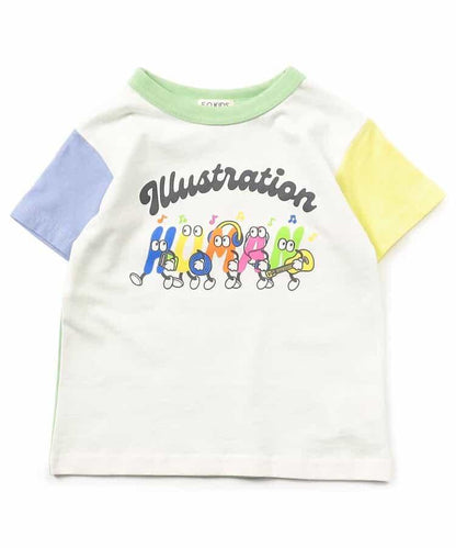 彩色圖形印花T恤