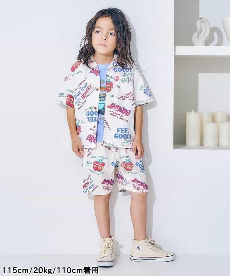 彩色圖形印花T恤