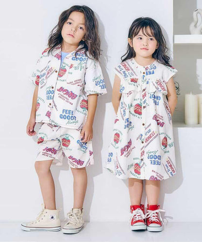 彩色圖形印花T恤