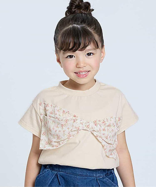 大尺寸蝴蝶結T恤