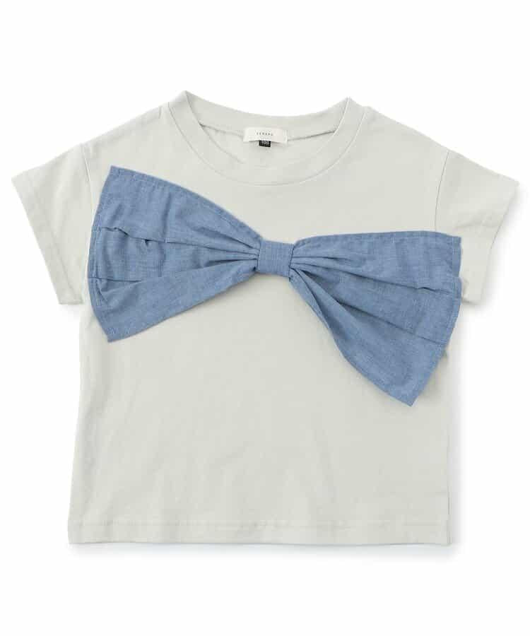 大尺寸蝴蝶結T恤