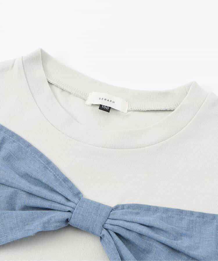 大尺寸蝴蝶結T恤