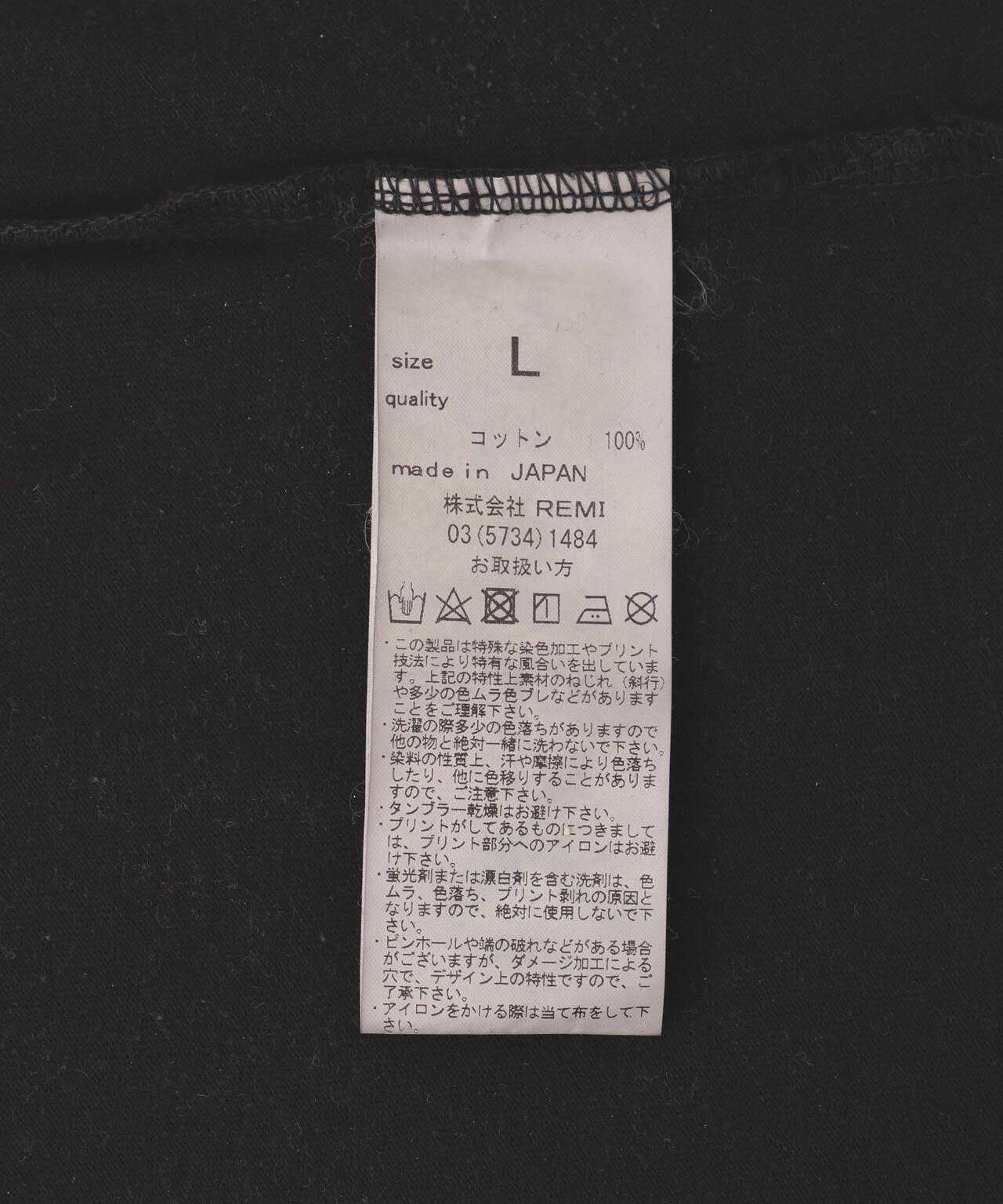 REMI RELIEF 聯名20/-天竺短袖T恤（美國海軍）塗飾款