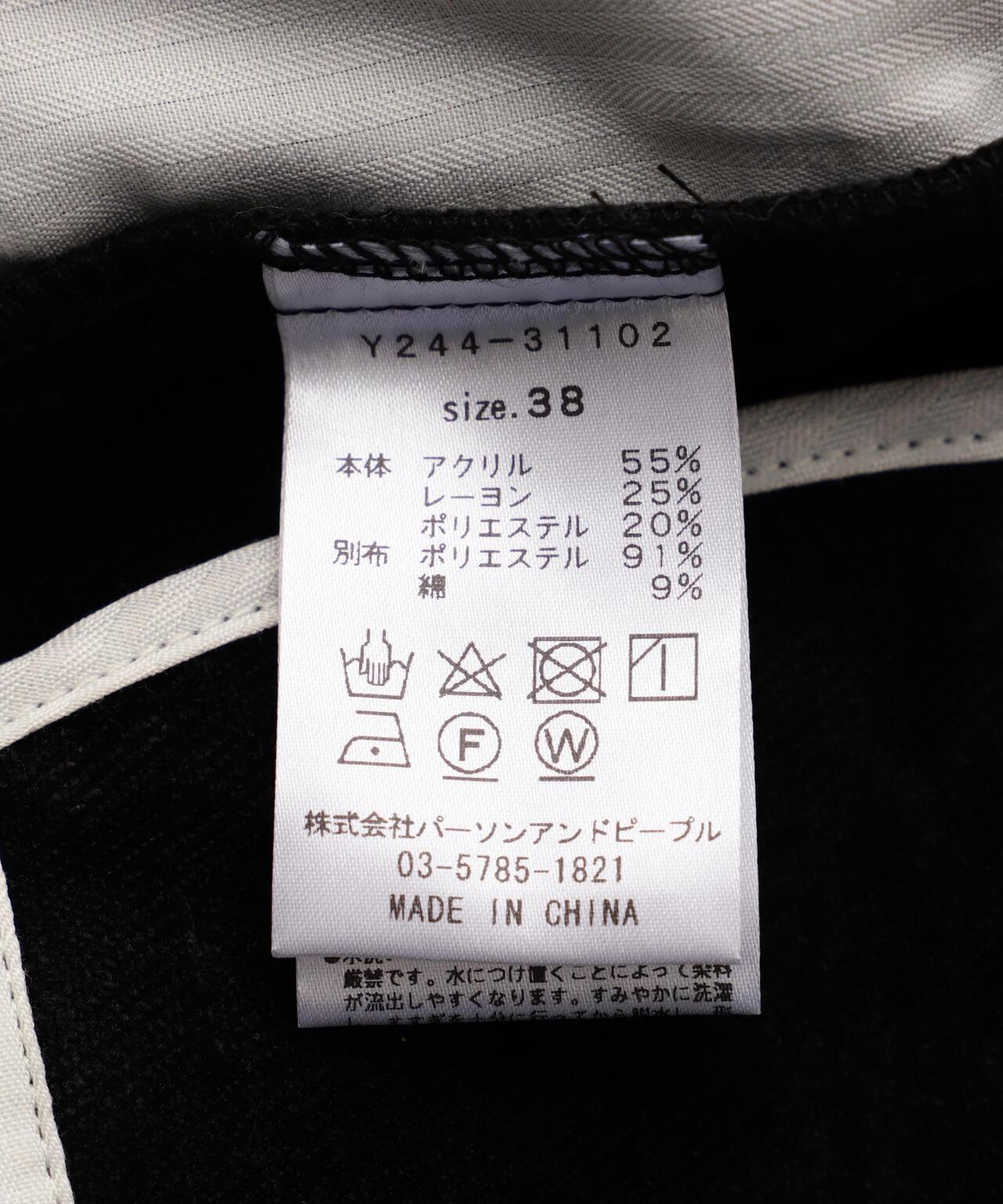 YENN(伊恩) 麻花斜紋弧形褲