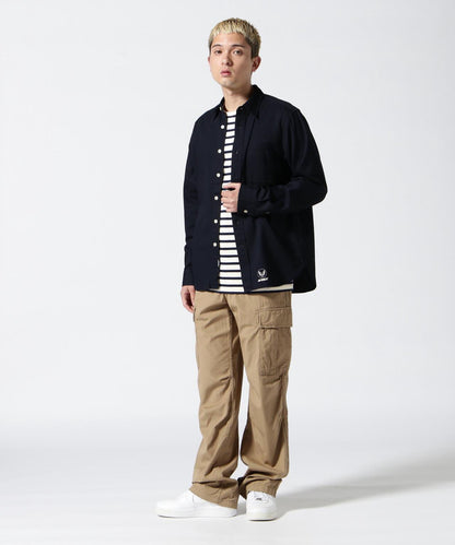 《DAILY/デイリー》日常款長袖常規襯衫