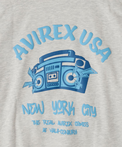 起泡圓領衛衣 "AVIREX USA" / 起泡圓領衛衣 / AVIREX