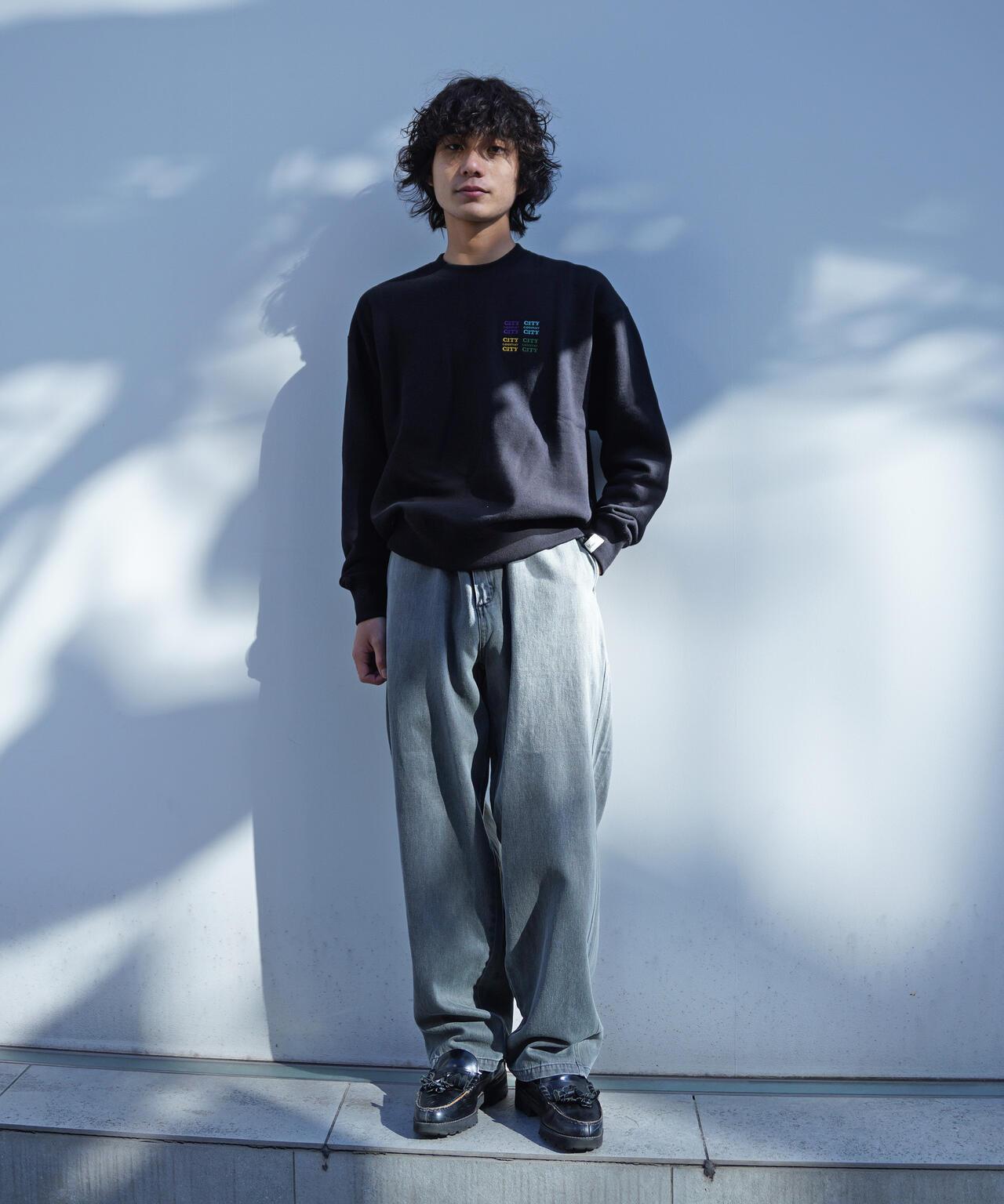 城市鄉村城市×MANASTASH刺繡標誌衛衣