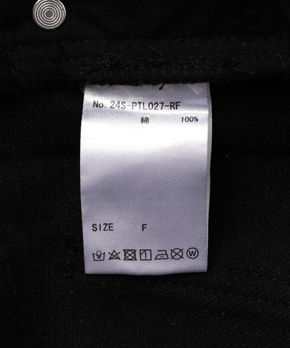 FR(13)NDS/朋友/HDK損傷寬鬆褲 BLK